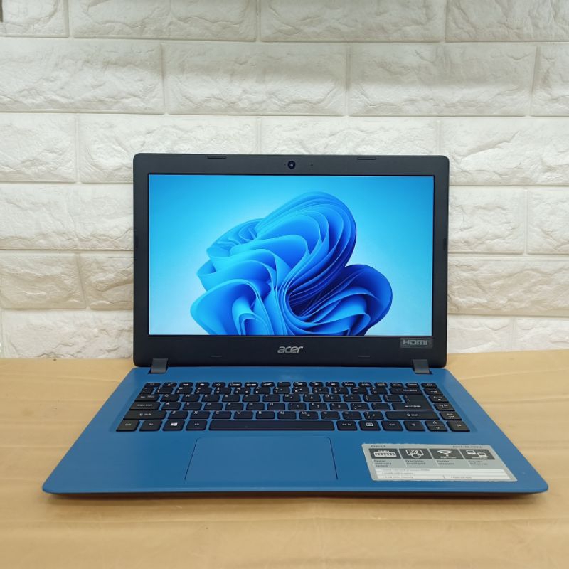 LEPTOP ACER ASPIRE 3 A314-32 INTEL CELERON N4000 (2 CPUs) 1.1GHz RAM 4GB SSD 512GB BUAT SEKOLAH KERJ