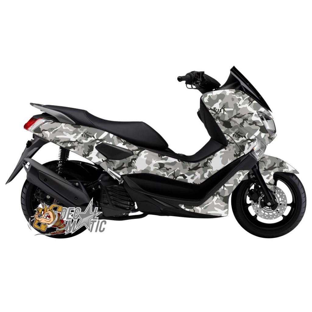 Decal Stiker Full body Wrap motor Nmax OLD / NEW  -  Loreng / Doreng TNI