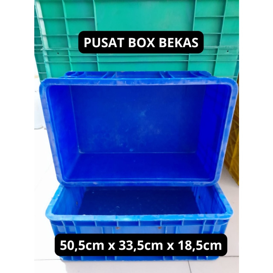 box bekas container plastik bak plastik bekas container industri Rabbit 6033 (51*34*19)