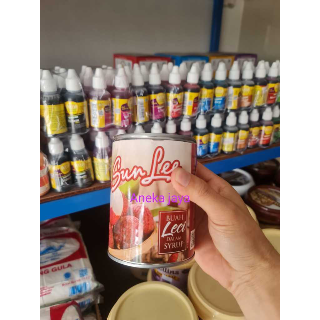 

BUAH LYCHEE SYRUP SUN LEE / LECI KALENGAN / BUAH LECI DALAM SIRUP
