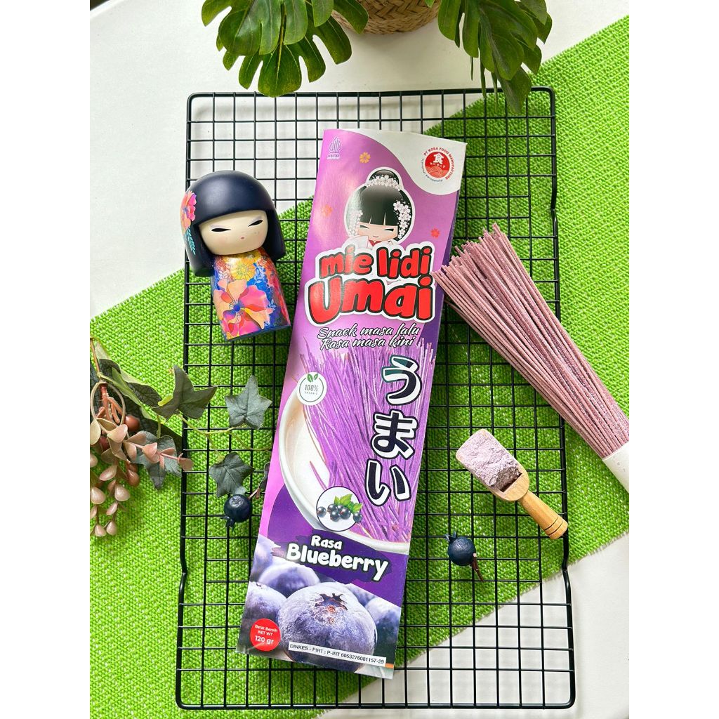 

LIDI UMAI - MIE LIDI UMAI RASA BLUEBERRY 120 gr