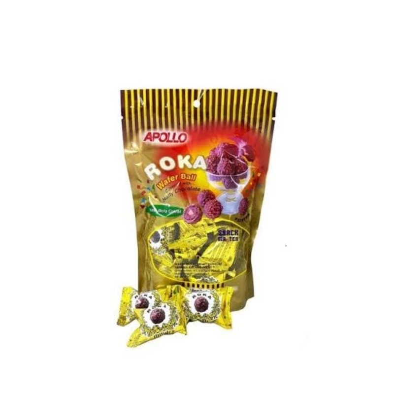 

Roka Apollo Coklat Crispy Crunchy Ball Pouch