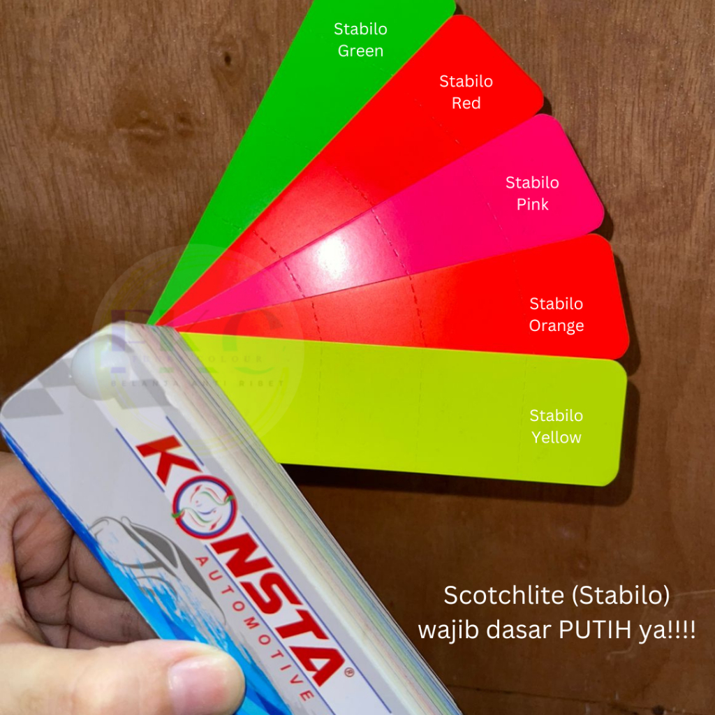 [FCS.MDN] (Tersedia eceran 250ml) Cat Konsta - Cat Mobil Motor - Cat PU Stabilo - Cat Neon - Cat Mat