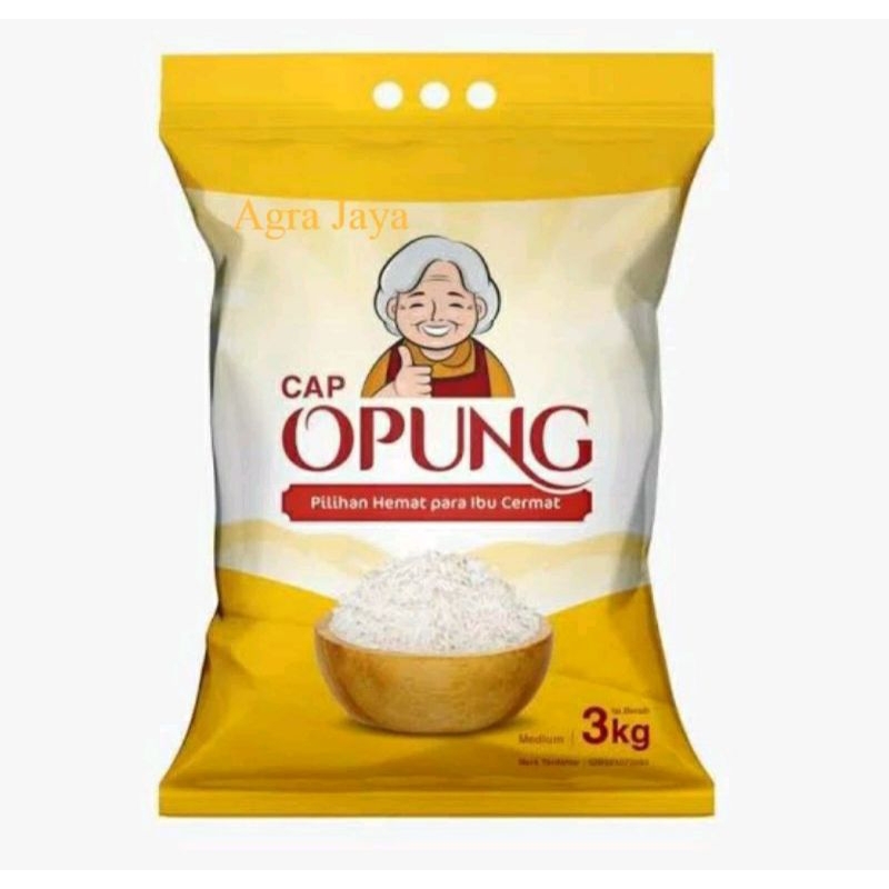 Beras Opung 3kg BERAS Pulen