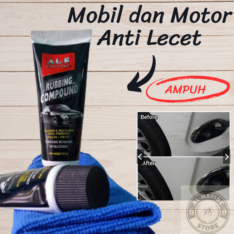 Compound Penghilang Baret Lecet Goresan Body Kaca Mobil Karena Karna Wiper