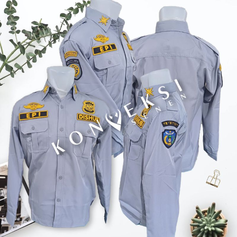 seragam dishub pdl kemeja dishub pdl bordir timbul