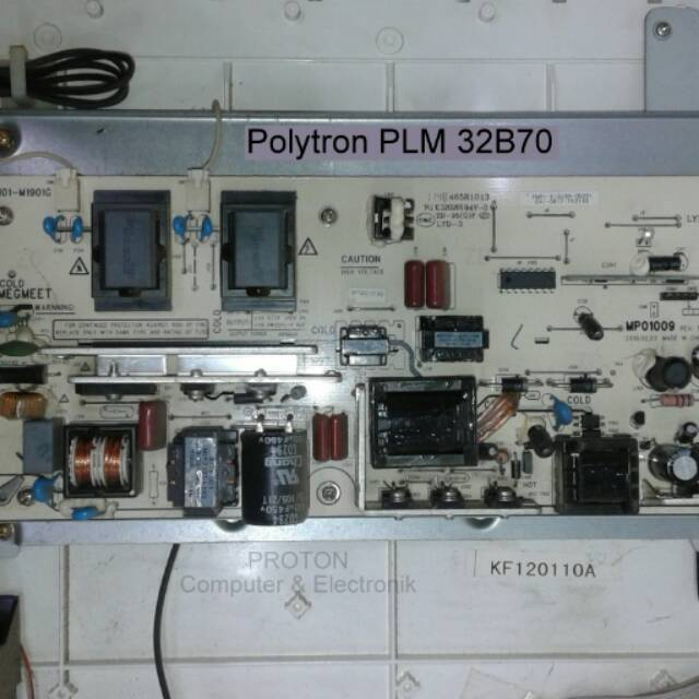 PSU TV LCD Polytron PLM 32B70 / PLM 32B72 .  LYP01672C0 . 465-0101-M1901G . E3202659 . MP01009