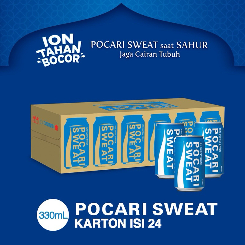 

POCARI SWEAT Can 330ml - 1 Karton (24 Kaleng)