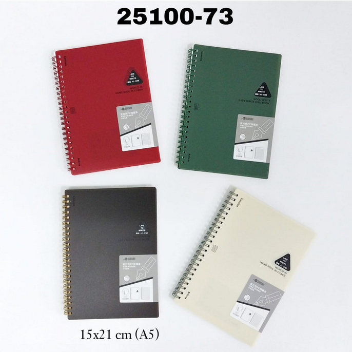 

NOTE BOOK SPIRAL A5 15X21 CM