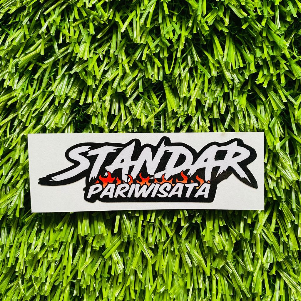 Sticker motor ngabers - stiker STANDAR PARIWISATA