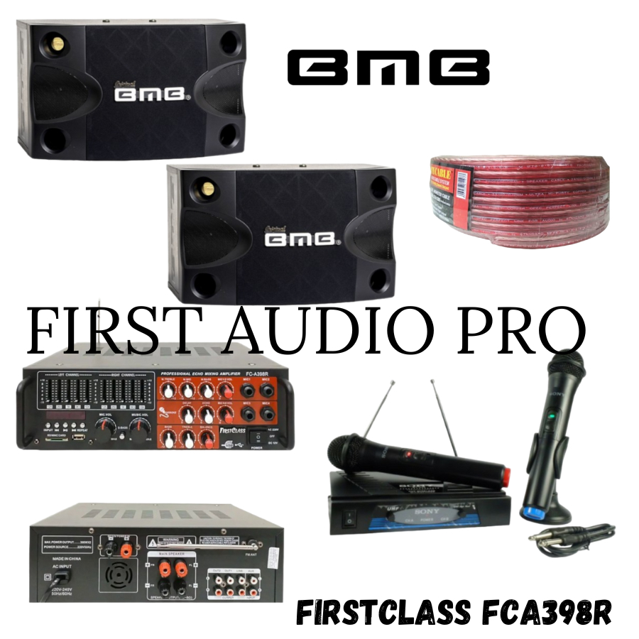Paket karaoke bmb cs252v + ampli Firstclass Fca398R Original BMB