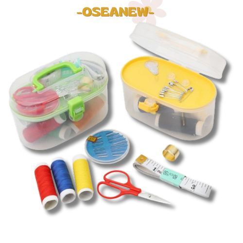 -PROMO- SET JAHIT MINI / ALAT JAHIT 1 SET /SET KOTAK PERALATAN JAHIT / Alat SET Jahit kotak BOX perl