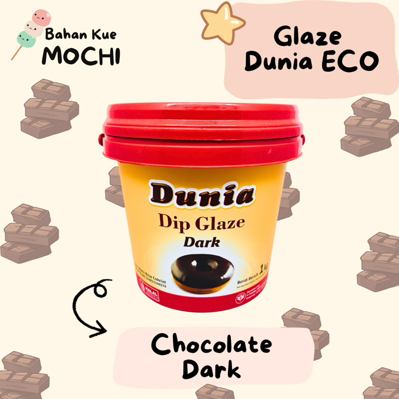

Dunia Dip Glaze ECO 1 KG - Dark / Glaze Dunia ECO Coklat