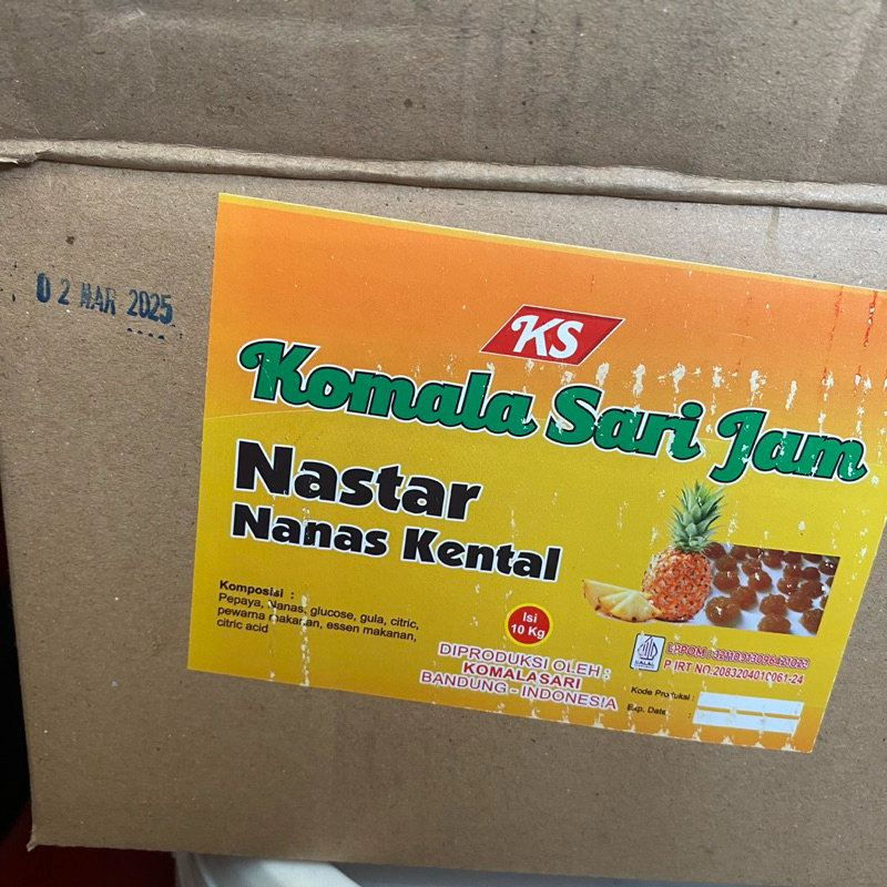 

SELAI NASTAR KOMALASARI KEMASAN 1/4 kg