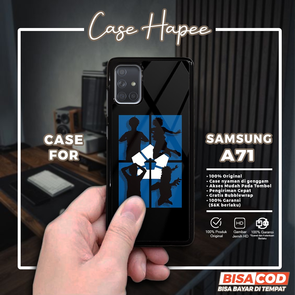 Case Samsung A71 Casing Samsung A71 [NAGI] Casehapee Case Glossy Case Aesthetic Custom Case Premium 