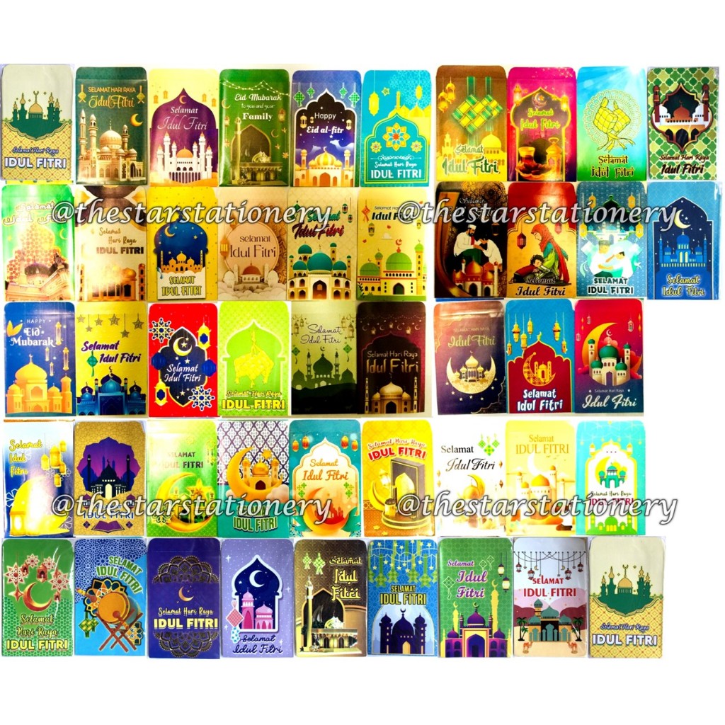 

(20 Lembar) Amplop Lebaran Bergambar 10 x 6.8 Cm / Angpau Lebaran / Amplop Idul Fitri / Amplop Lebaran Karakter / Amplop Lebaran Anak / Amplop Lebaran Umum / Amplop GXLKL M