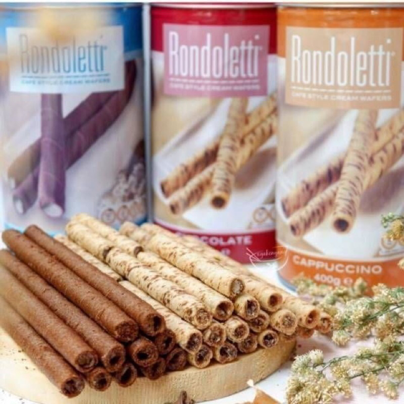 

RONDOLETTI WAFER STICK ROLL 400GR / 1 DUS ISI 12