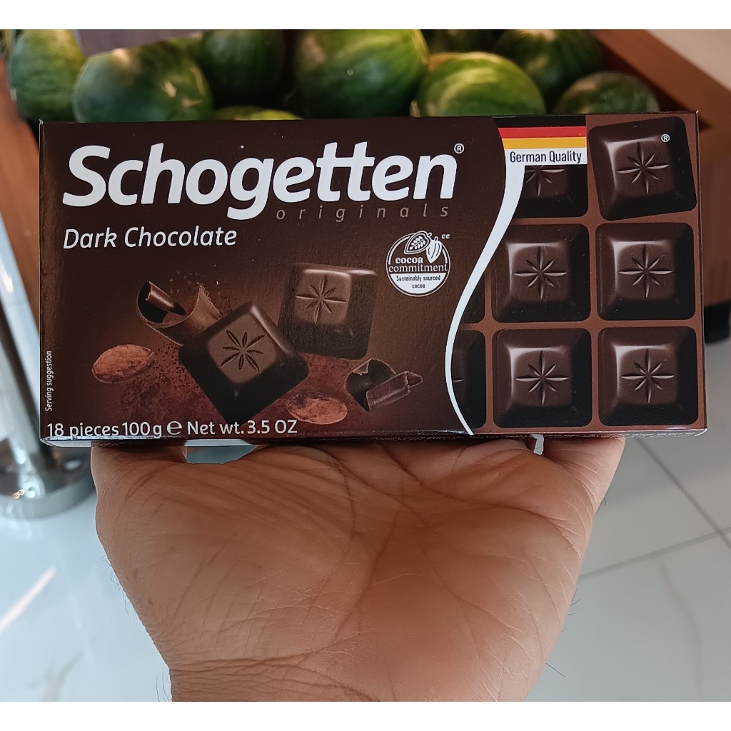 

SCHOGETTEN DARK CHOCOLATE 100 GR