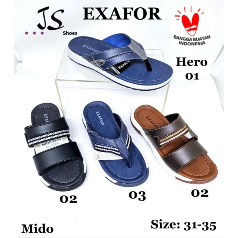 EXAFOR HERO MIDO - SANDAL CASUAL ANAK COWOK MERK EXAFOR ORIGINAL