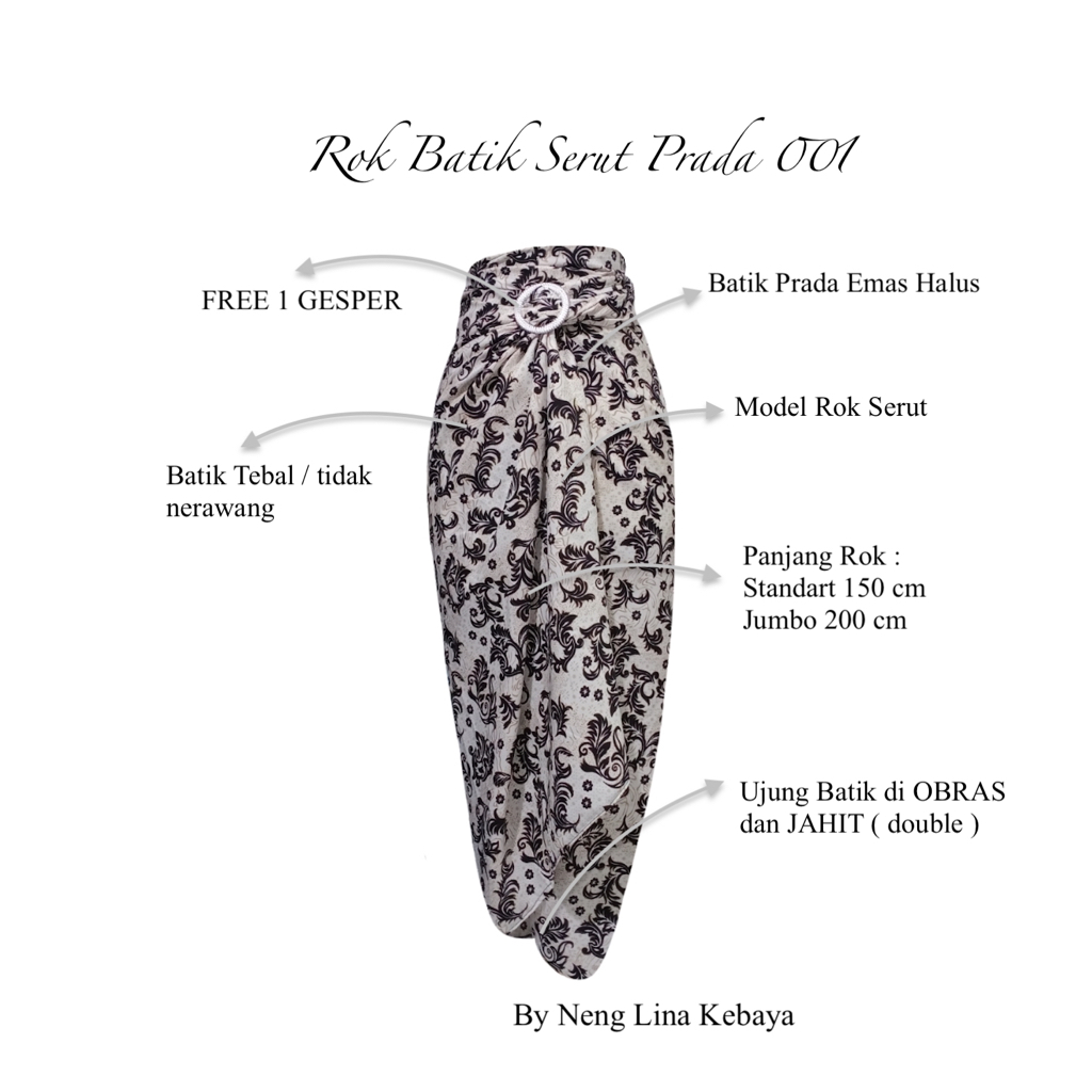 Rok Batik Serut Prada 001
