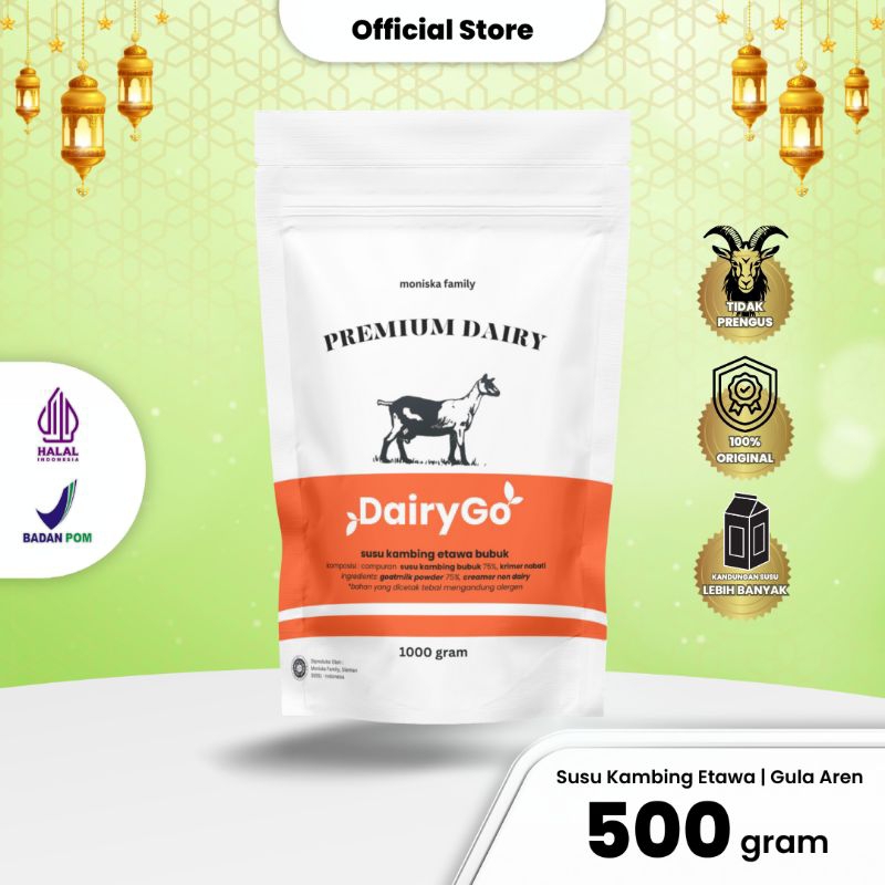 

DairyGo Susu Kambing Etawa Premium Rasa Gula Aren 500 gr