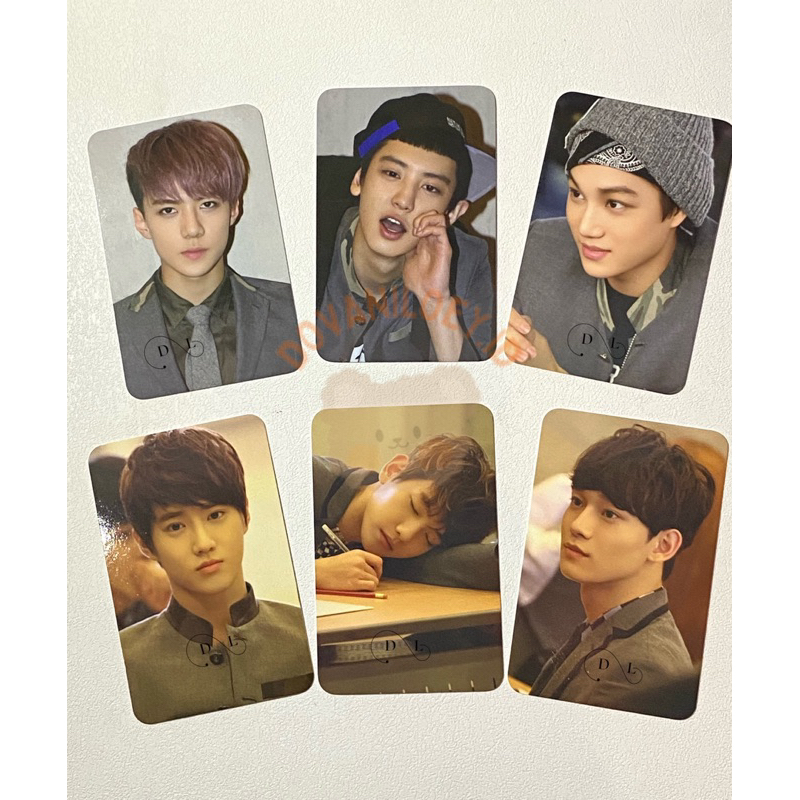PHOTOCARD RARE OFFICIAL Orgel Lamp EXO 10th Anniversary Baekhyun Suho Chen Chanyeol Sehun Ka