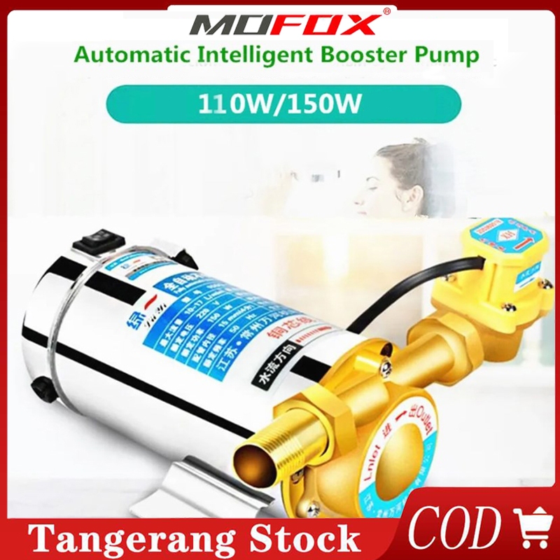 【Ready Stock】MOFOX Pompa Pendorong Tekanan Air Booster Pump 110Watt/150Watt Mesin Pompa Otomatis Pom