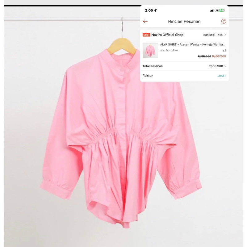 PRELOVED ALYA blouse (rok leather)