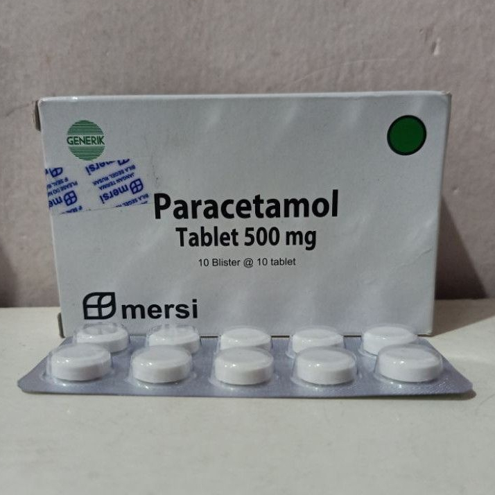 Paracetamol 500 mg generik Mersi 1 strip 10 tablet