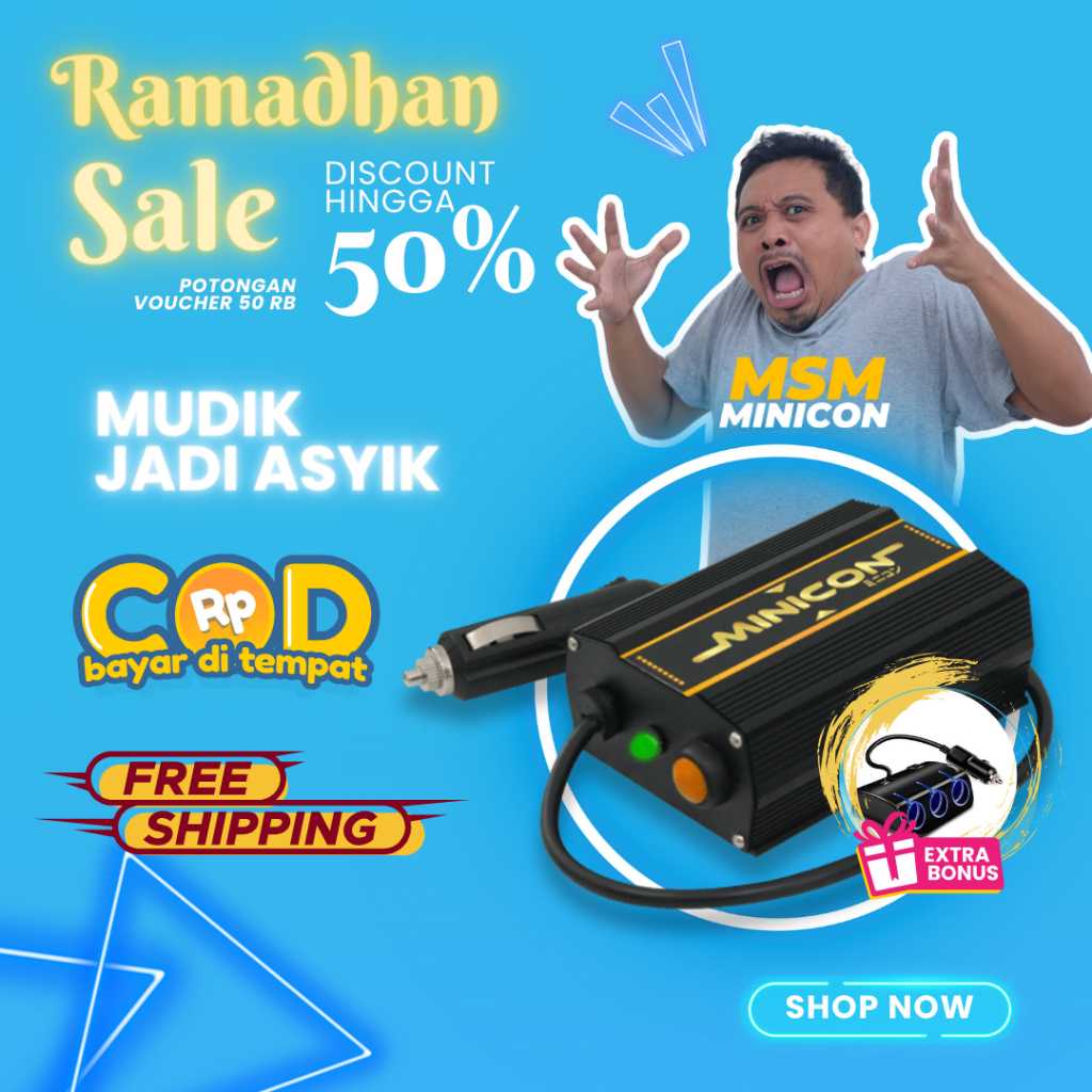 MINICON VOLT STABILIZER AKI ACCU PENGHEMAT BAHAN BAKAR MOBIL SUZUKI ASLI ORIGINAL GARANSI 10 TAHUN