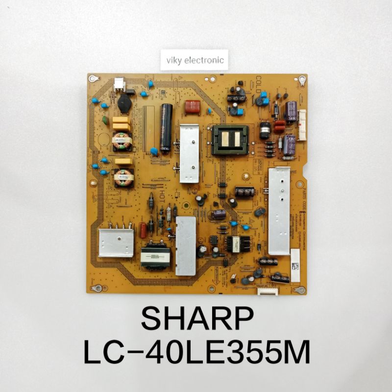 SHARP LC-40LE355M power supply psu mesin tv regulator tv SHARP LC-40LE355M