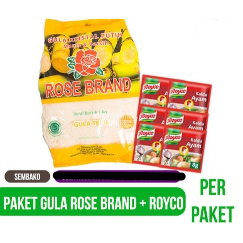 

Bumbu rempah - rempah Royco 2pc free gula 1kg