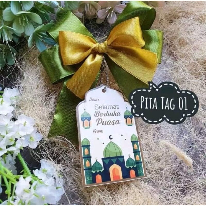 

Pita hiasan untuk souvenir atau idul fitri per pcs