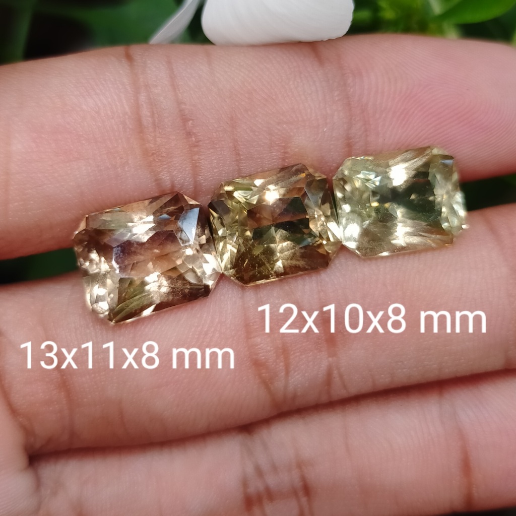 BATU SMOKY TEH MUDA BENING ASLI NATURAL BERKILAU cek batu lainnya yaman api wulung opal bacan permat