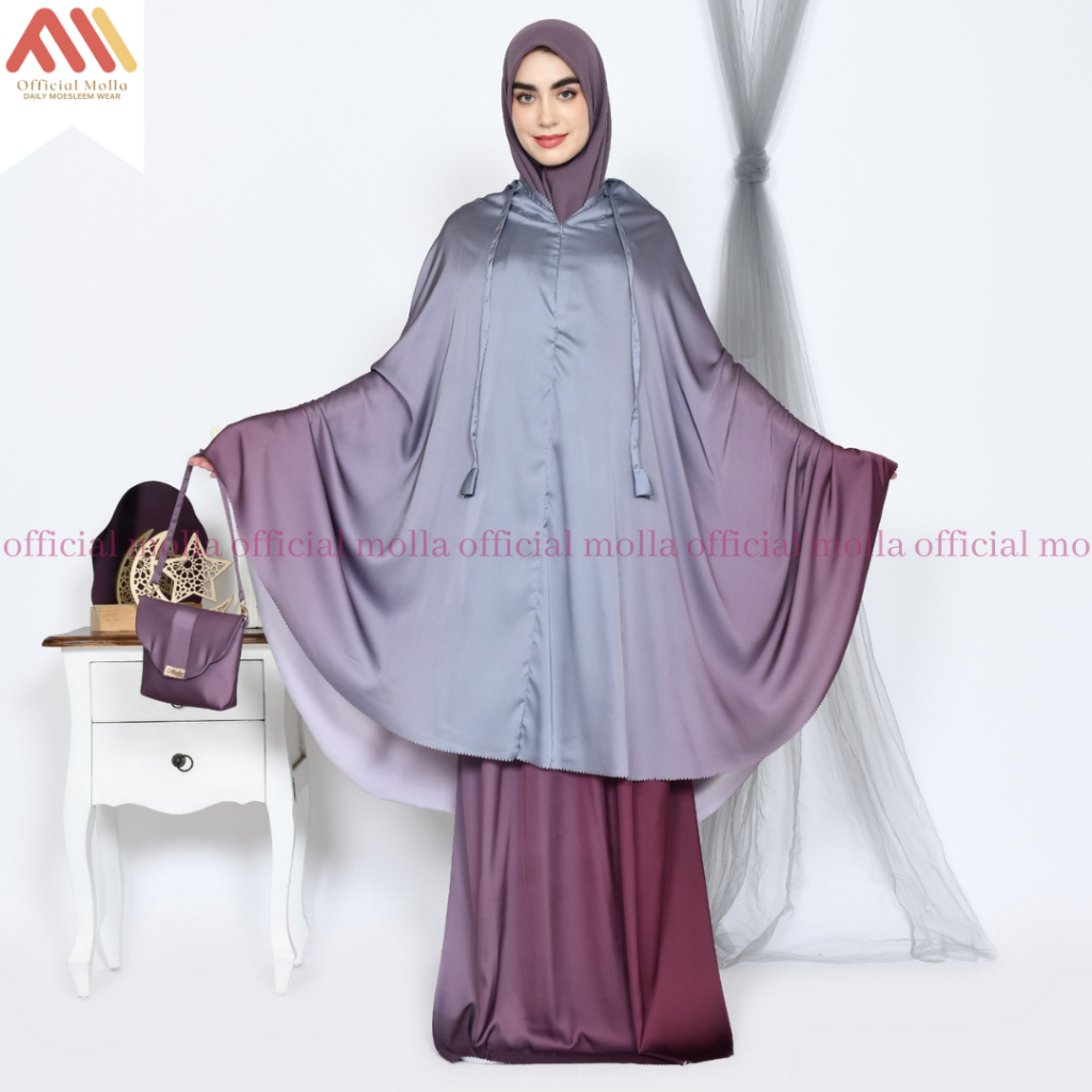Mukena Armani Silk Gradasi Jumbo
