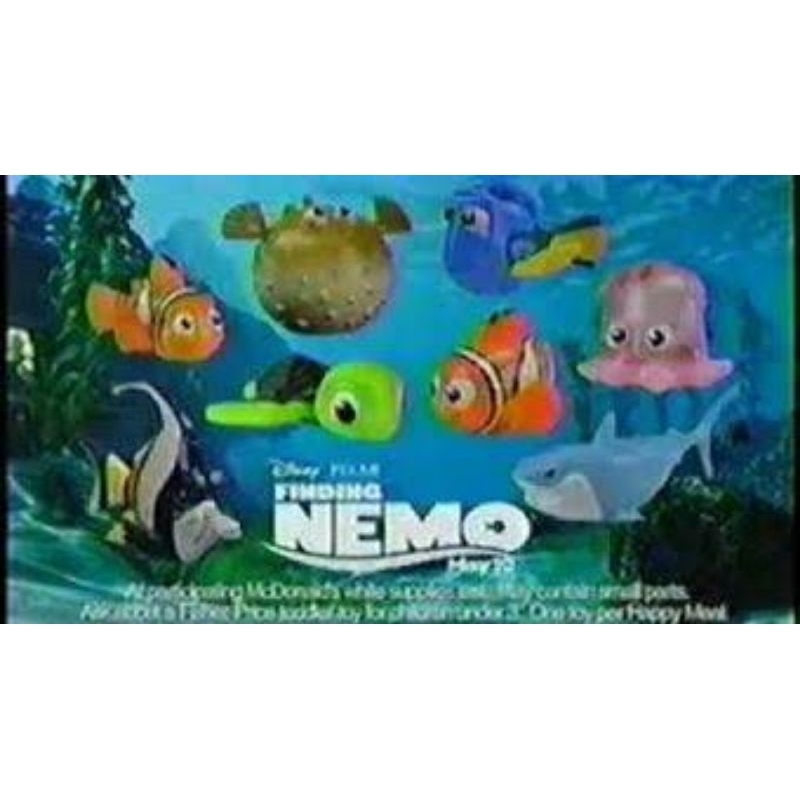 FIGUR MCD MCDONALD'S HAPPY MEAL TOYS - FINDING NEMO