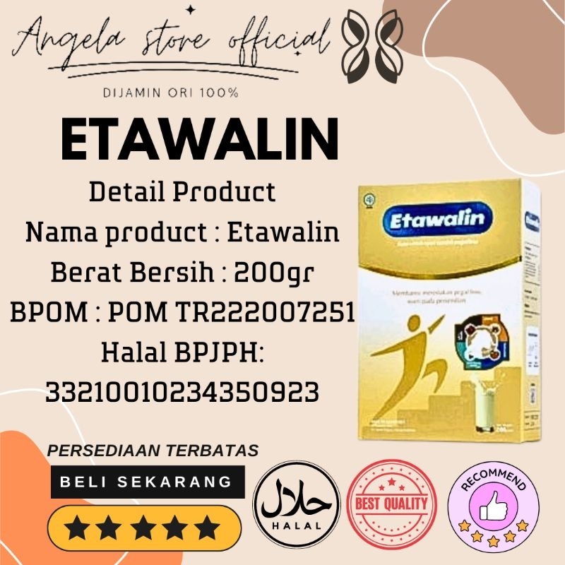 

Etawalin Susu Kambing Etawa Solusi Asam Urat Dan Nyeri Sendi Official 1 Box