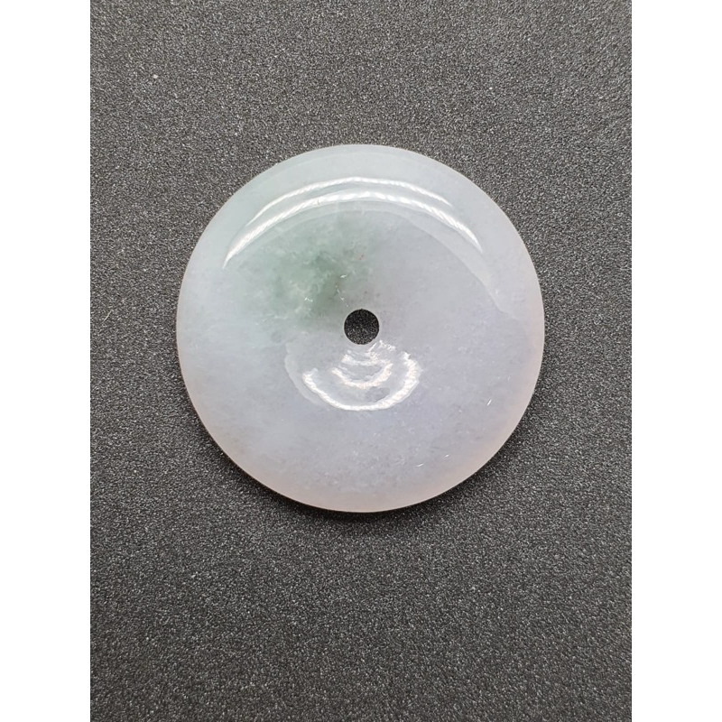 Money Coin Amulet (1) Liontin Giok Batu Alam Natural