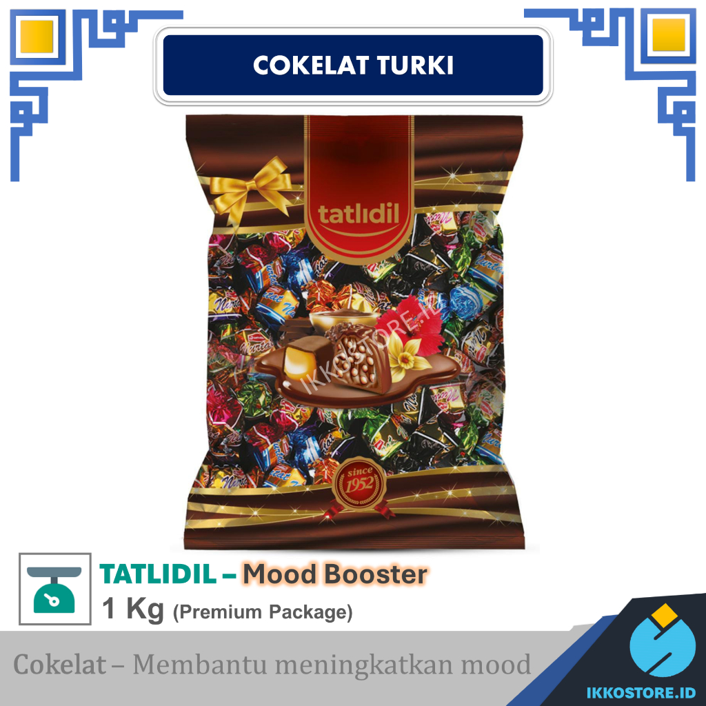 

Coklat Arab 1Kg / Coklat Turki Tatlidil Atalita Truffle Mix 1kg