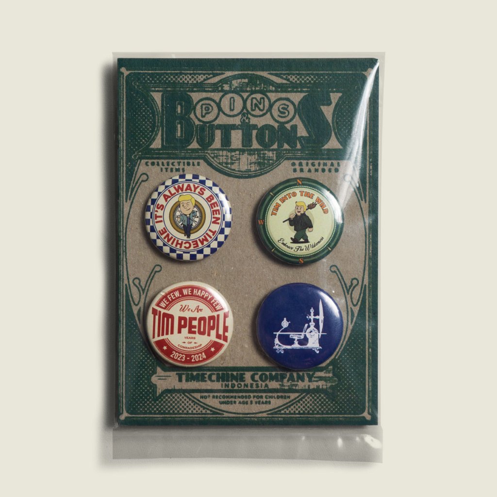 Timechine Co. Pin 4-Piece Set - 001