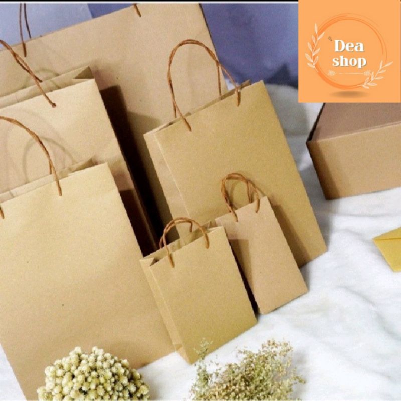 

paperbag polos coklat