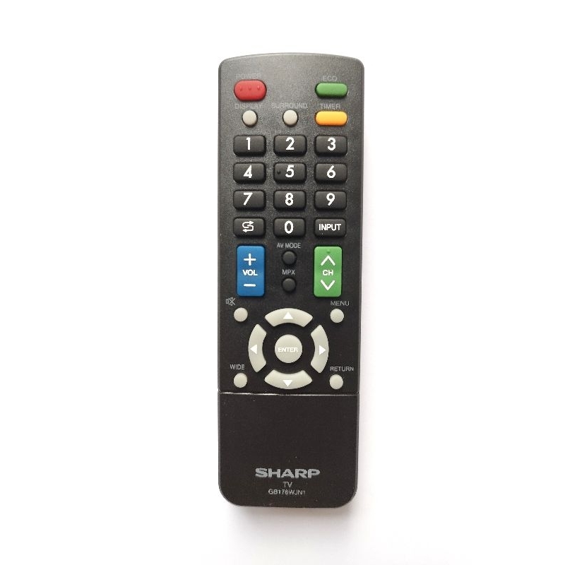 REMOT REMOTE TV SHARP AQUOS GB176WJN1 LED LCD ORIGINAL ASLI