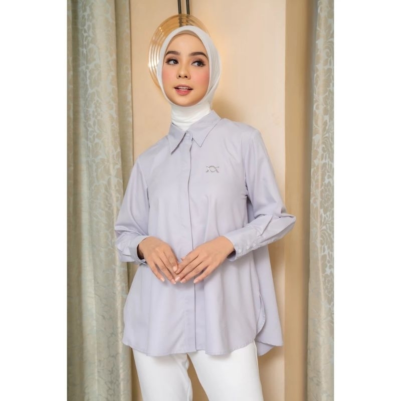 Lucy blus smoke grey by Klamby