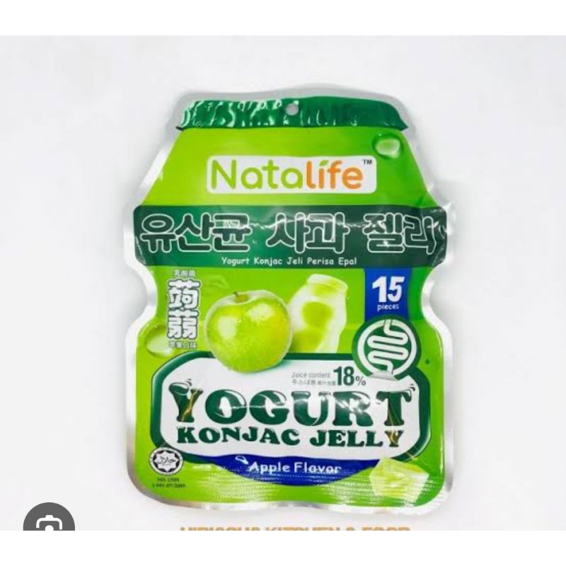 

natalife yogurt jelly apple