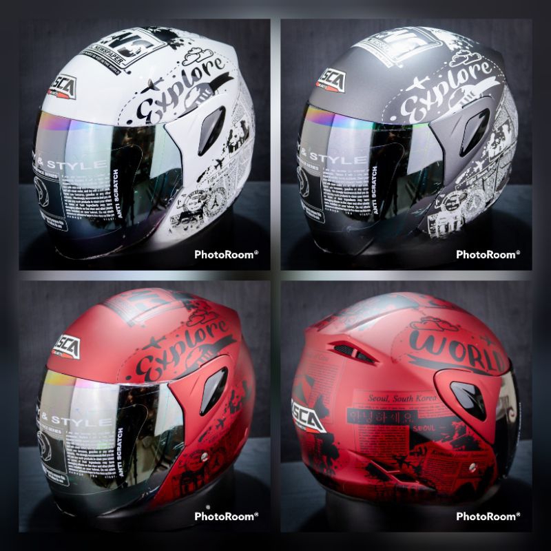 Helm ASCA Strike news WHITE OERIGINAL 100%