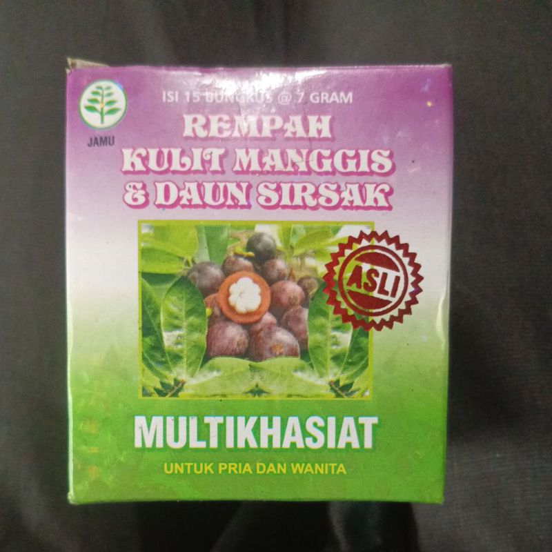 

Jamu Rempah Kulit Manggis & Daun Sirsak isi 15x7gram