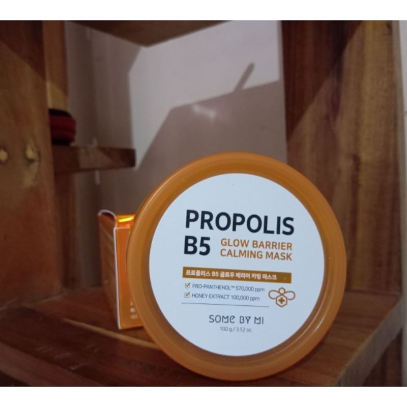 PRELOVED SOME BY MI Propolis B5 Glow Barrier Calming Mask EXP 2025 Original