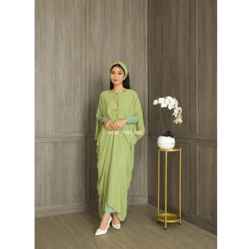 Kaftan Lebaran 2024 Mewah Premium | Kaftan Kondangan Premium | Kaftan Putih Kekinian | Dress Kaftan 