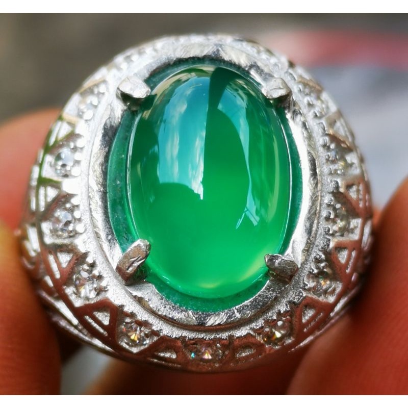 Batu akik natural hejo Garut crystal