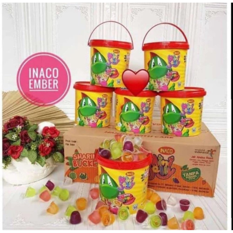 

Jelly Inaco 750 gram Ember Hampers Jajan Lebaran Camilan Anak Rasa Buah